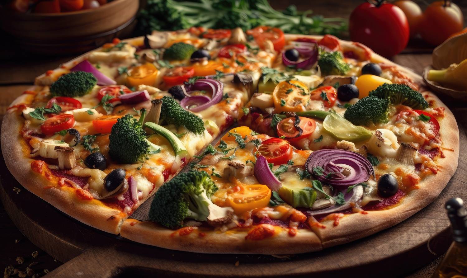 Pizza aux légumes